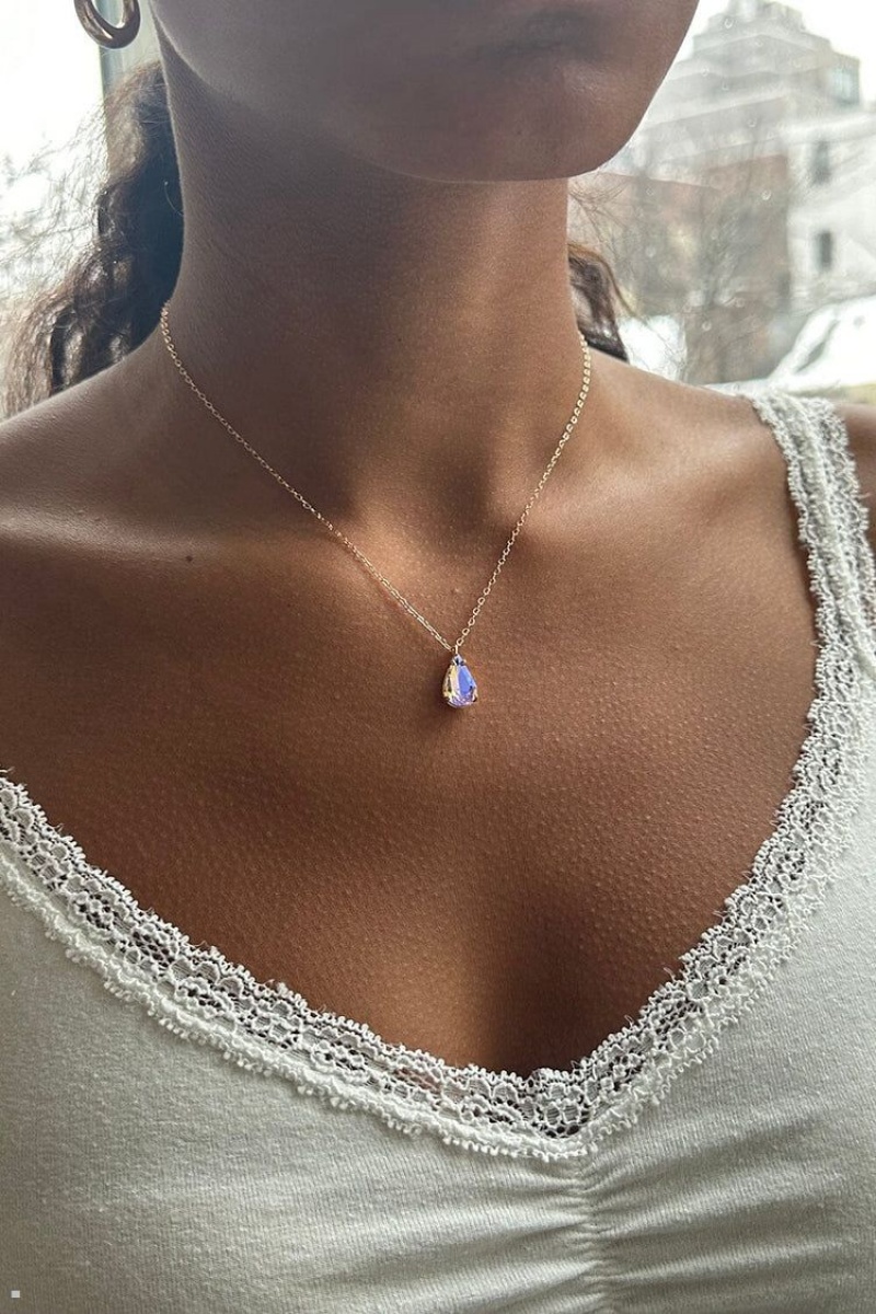 Collier Brandy Melville Iridescent Gem Doré | AYN-68279940